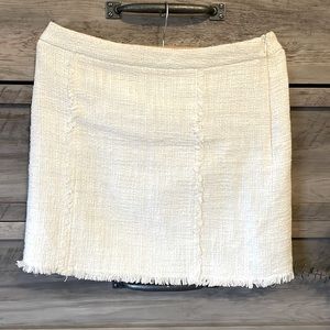 White Tweed Skirt